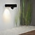 baratos Iluminação de Parede LED-iluminação de parede led, arandela de parede embutida de cabeceira de vidro de metal em preto / branco, 7w 10w e adequada para iluminação de garagem de corredor, branco quente + branco + luz neutra