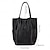 cheap Handbag &amp; Totes-Women&#039;s Shoulder Bag Bucket Bag Cowhide Daily Zipper Black