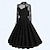 cheap Historical &amp; Vintage Costumes-Set with Retro Vintage 1950s Rockabilly Dress A-Line Dress Swing Dress Sexy Back Seam High Waist Tights Sparkle Headpiece Party Costume Fascinator Hat Gloves 3 PCS Women Event Party Date Vacation