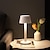 billige Bordlamper-aluminium trinnløs dimming bordlampe type-c oppladbar innendørs og utendørs soverom spisestue restaurant atmosfære lampe