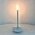 Недорогие Настольные лампы-Алюминиевая беспроводная настольная лампа в форме сенсорной свечи с сенсорным затемнением, перезаряжаемая настольная лампа типа C, украшение для спальни, гостиной