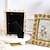 cheap Statues-Vintage Style Gold Rose Border Photo Frame - Antique Resin Material Decorative Frame, Suitable for Horizontal or Vertical Display, Perfect for Decorating Photos and Photography Props