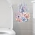 halpa Seinätarrat-akvarelli-wc-tarrat: koralli, meritähti, meriruoho, meduusa, kotilo - irrotettavat kylpyhuoneen kodin seinätarrat, jotka ovat ihanteellisia rantatunnelman lisäämiseen tilaan