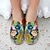 cheap Graphic Print Shoes-Women&#039;s Sneakers Flats Slip-Ons Print Shoes Slip-on Sneakers Daily Travel Floral Painting 3D Flat Heel Vacation Casual Comfort Canvas Loafer Green