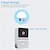 billige Videodørtelefonsystemer-1 stk smart visual dørklokke trådløs wifi husholdning lavt strømforbrug lang standby app fjernintercom (indbygget batteri)
