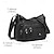 cheap Crossbody Bags-Women&#039;s Crossbody Bag Shoulder Bag Hobo Bag PU Leather Outdoor Daily Holiday Zipper Large Capacity Waterproof Solid Color Quilted Black Yellow Red
