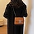 זול תיקי אלכסון-בגדי ריקוד נשים תיק קרוסבודי עור PU יומי שרשרת קיבולת גבוהה צבע אחיד שחור חום בז&#039;