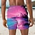 cheap Men&#039;s Board Shorts-Men&#039;s Board Shorts Hawaiian Shorts Swim Trunks Drawstring with Mesh lining Elastic Waist Holiday Beach Short