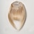 お買い得  人間の髪の毛の部分とToupees-バング ストレート 人毛 女性用