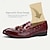 levne Pánské nazouváky a mokasíny-Pánské Nokasíny Společenské boty Bullock Shoes Kůže Italská celozrnná hovězí kůže Pohodlné Protiskluzové Nasazovací Fialová Černá