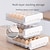 levne Kuchyňská úložiště-lednička box na vejce: kuchyňský organizér na vejce s velkou kapacitou, zásuvkový design pro pohodlný přístup, ideální pro skladování a třídění vajec