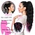 preiswerte Pferdeschwanz-Pferdeschwanz-Haarverlängerung mit Kordelzug, kupferrot, langer, lockiger, gewellter Pferdeschwanz, natürlich gewellte synthetische Haarteile für Frauen