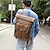 cheap Backpacks &amp; Bookbags-Vintage Men&#039;s First Layer Cowhide Backpack Crazy Horse Leather Backpack Outdoor Travel 15.6 Inch Computer Bag