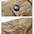 billiga Cargo-shorts-Herr Cargo-shorts Arbetsshorts Capribyxor Knapp Flera fickor Slät Bärbar Vadlängd Utomhus Dagligen Utekväll Mode Klassisk Blå Grön