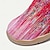 billiga Grafiska tryckskor-Dam Sneakers Platta Slip-Ons Tryck skor Slip-on sneakers Dagligen Semester Resor Paisley 3D Gradientfärg Platt klack Semester Ledigt Komfort Kanvas Loafers Rosa Ljusröd Blå