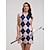 abordables Collection de créateurs-Femme robe de golf Rose Sans Manches Vêtements de golf pour femmes, tenues, vêtements