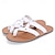 voordelige Herensandalen-Voor heren Sandalen Pantoffels en slippers Romeinse schoenen vissers sandalen Casual Strandstijl Vakantie PU Ademend Zwart Wit Bruin Zomer