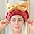 abordables peignoir portable-Bonnet pour cheveux secs en velours corail, bonnet de bain absorbant l&#039;eau et à séchage rapide, bandeau pour essuyer les cheveux, lavage des cheveux longs et serviette pour cheveux secs