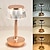 abordables Lampes de Table-Lampe de table LED champignon avec chargement USB avec interrupteur à bouton, lampe de bureau tricolore, veilleuse décorative, table de chevet, lampe de nuit, décoration intérieure pour bar, café, chambre à coucher