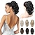 cheap Ponytails-Ponytail Extension Classic Loose Curly Wavy Claw Clip Pony tails Hair Extensions Hairpieces for Women