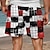 cheap Men&#039;s Printed Shorts-Color Block Men&#039;s Board Shorts Swim Shorts Hawaiian Shorts Swim Trunks Drawstring with Mesh lining Elastic Waist  Holiday Beach Short
