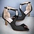 cheap Wedding Shoes-Women&#039;s Wedding Shoes Bridal Shoes Buckle Kitten Heel Open Toe Minimalism Satin Ankle Strap Black White Ivory