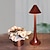 economico Lampade da tavolo-nuova lampada da tavolo a led retrò imitazione venature del legno touch bar lampada da tavolo ristorante hotel personalità creativa