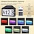 cheap Outdoor Wall Lights-LED House Number Illuminated Outdoor Wall Light with Remote Control and Sticker RGB House Number Made of ABS Cube Number Street Name for Garden Garage Patio Door