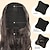 cheap Ponytails-Ponytail Extensions Drawstring Ponytails Hair Extension Medium Brown Long Curly Wavy Hair Piece Synthetic Brown Pony Tail Hairpieces for Women