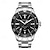 お買い得  機械式腕時計-NORTH EDGE 男性 機械式時計 ビジネス デジタルダイヤル 自動巻き 光る 防水 ステンレスストラップ 腕時計