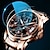 baratos Relógios Quartz-Nova marca bolha relógios masculinos luz luxo alto valor cem relógio de quartzo luminoso à prova dwaterproof água calendário digital relógio esportivo masculino