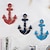 cheap Wall Accents-Wall Decoration Wall Hanging Retro Old Iron Anchor Mediterranean Style Wooden Anchor Ornaments Bar Restaurant