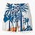 billige Surfeshorts-coconut tree printed herre board shorts badeshorts hawaiian shorts badebukser snor med mesh fôr elastisk midje ferie strand short