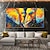 cheap Animal Paintings-Hand Painted Wall Art Canvas Painting Birds Branch Landscape Oil Painting Animal Picture Home Decor Frameless