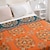 abordables Mantas y colchas-1 manta bohemia de color naranja, tamaño queen, toalla, manta suave para sofá, cama, reversible, decoración bohemia para sala de estar, dormitorio