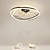 billige Loftsventilatorlamper-led loftslys blæserlys simpel nordisk smart stil akryl metal soveværelse studie stue varmt lys 1-lys 60cm 110-120v 220-240v