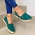 cheap Women&#039;s Slip-Ons &amp; Loafers-Women&#039;s Slip-Ons Slip-on Sneakers Home Daily Flat Heel Round Toe Casual Comfort Cloth Loafer Black Blue Brown