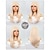 cheap Synthetic Trendy Wigs-Cosplay Costume Wig Synthetic Wig Straight Natural Straight Layered Haircut Wig 22 inch Light golden Synthetic Hair Women&#039;s Blonde