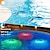 cheap Outdoor Wall Lights-Solar Floating Pool Lights RGB Color Changing Pool Lights LED Waterproof Pool Light for Outdoor Swimming Pool Pond Hot Tub Garden Holiday Party Landscape Decoretion 1/2pcs