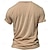 preiswerte Henley-T-Shirt für Herren-Graphic Vertrauen Modisch Designer Herren 3D-Druck T Shirt Täglich Ausgehen T-Shirt Hellblau Khaki Hellgrau Kurzarm Ständer Hemd Sommer Bekleidung S M L XL XXL XXXL