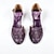 Χαμηλού Κόστους Γυναικεία Τακούνια-Γυναικεία Γόβες Μέρι Τζέιν Χειροποίητα Παπούτσια Vintage παπούτσια Πάρτι Ημέρα του Αγίου Βαλεντίνου Φλοράλ Αποκοπή Γατίσιο Τακούνι Στρογγυλή Μύτη Κομψό Βίντατζ Δέρμα Πόρπη Κίτρινο Βυσσινί Πορτοκαλί