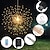 cheap LED String Lights-8pcs Solar Starburst Lights Outdoor Fireworks with Remote Control Total 800LEDs Copper Wire Fairy Twinkle String Lights 8 Modes Waterproof Lights for Christmas Birthday Bedroom Corridor Patio Wedding