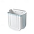 ieftine Depozitare de Bucătărie-Coș de gunoi suspendat, coș de gunoi de bucătărie pentru agățat dulap, coș mic de gunoi suspendat, container de gunoi pentru dulap/mașină/dormitor/baie