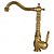 baratos Torneiras de Lavatório de Casa de Banho-Torneira pia do banheiro - Cascata Galvanizar Conjunto Central Monocomando e Uma AberturaBath Taps