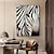 billiga Djurmålningar-handgjord oljemålning canvas väggkonst dekoration modern djur zebra för heminredning rullad ramlös osträckt målning