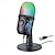 preiswerte Mikrofone-RGB-Kondensatormikrofon – USB-C-Plug-and-Play mit Lautstärkeregelung für Gamer und Live-Streaming