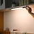 billiga skåpljus-led skåpljus, pir rörelseavkännande nattljus digital display, led nattlampa usb uppladdningsbar trefärgad dimbar vinskåp garderob sovrum kök korridor hembelysning