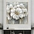 billige Blomster-/botaniske malerier-stor størrelse abstrakt bukett maleri håndlaget lerret veggkunst fargerike blomster i vase kunstverk håndmalt blomstermaleri for stue kontor unframe