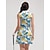 Недорогие Дизайнерская коллекция-Жен. платье для гольфа Синий Без рукавов Женская одежда для гольфа Одежда Одежда Одежда