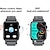 olcso Okosórák-696 TK63 Okos óra 1.91 hüvelyk Intelligens Watch Bluetooth EKG + PPG Hőmérséklet-figyelés Lépésszámláló Kompatibilis valamivel Android iOS Férfi Kéz nélküli hívások Üzenet emlékeztető Egyéni tárcsázás